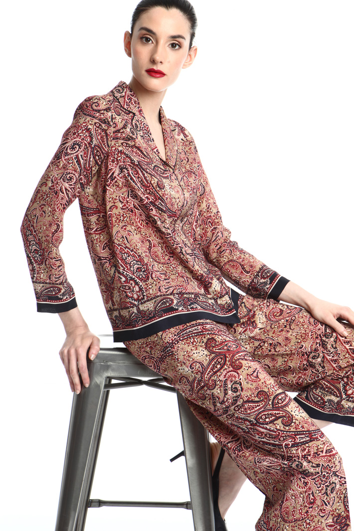 Silk crepe de chine blouse Intrend Silk crepe de chine blouse Intrend