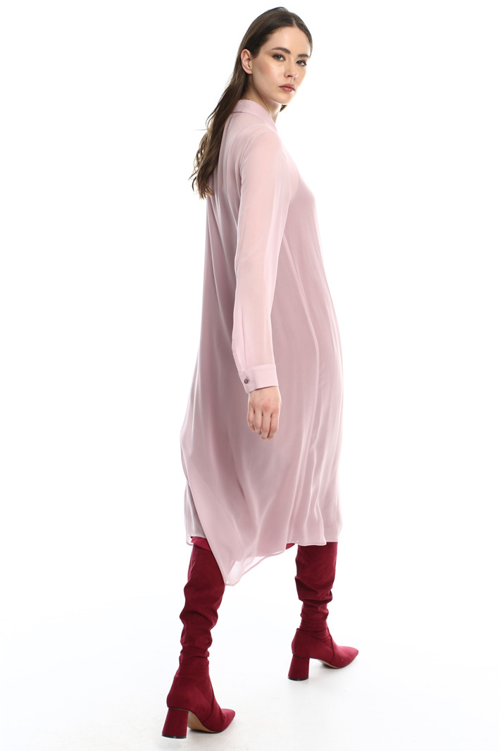 Georgette shirt dress Intrend Georgette shirt dress Intrend