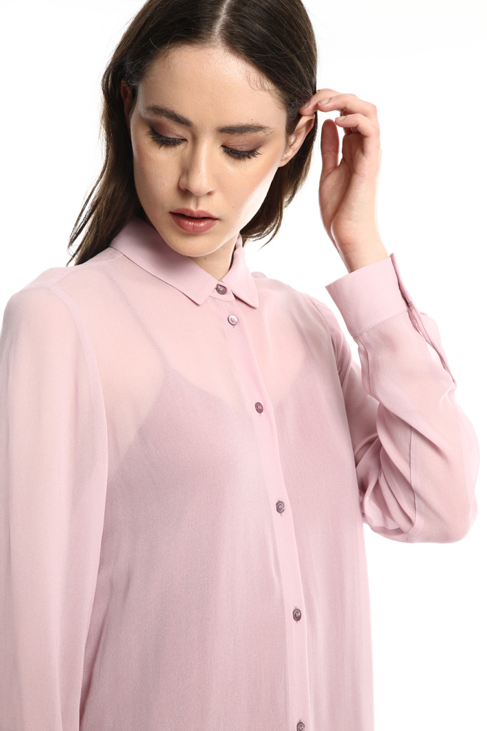 Georgette shirt dress Intrend Georgette shirt dress Intrend