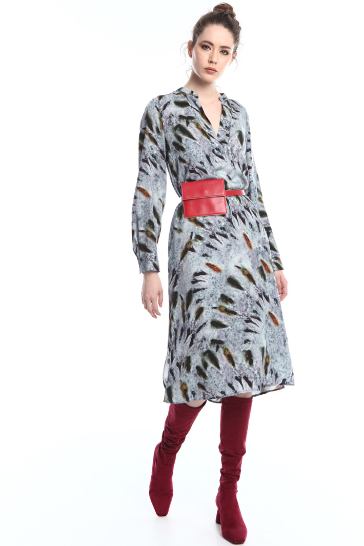 Printed tunic dress Intrend Printed tunic dress Intrend