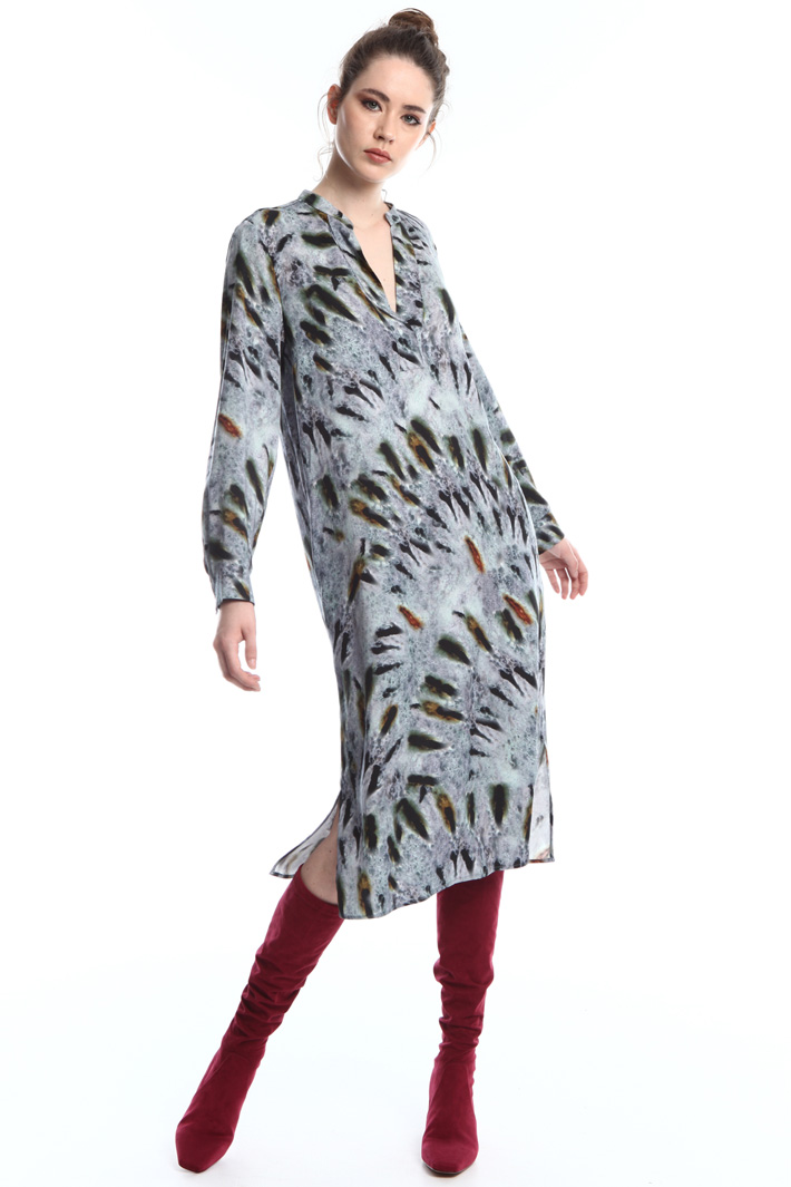 Printed tunic dress Intrend Printed tunic dress Intrend