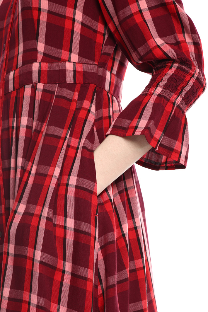 Check flannel shirt dress Intrend Check flannel shirt dress Intrend