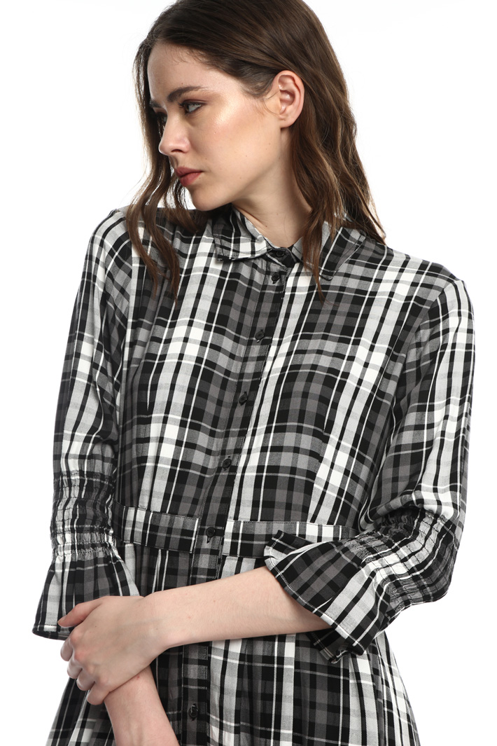 Check flannel shirt dress Intrend Check flannel shirt dress Intrend