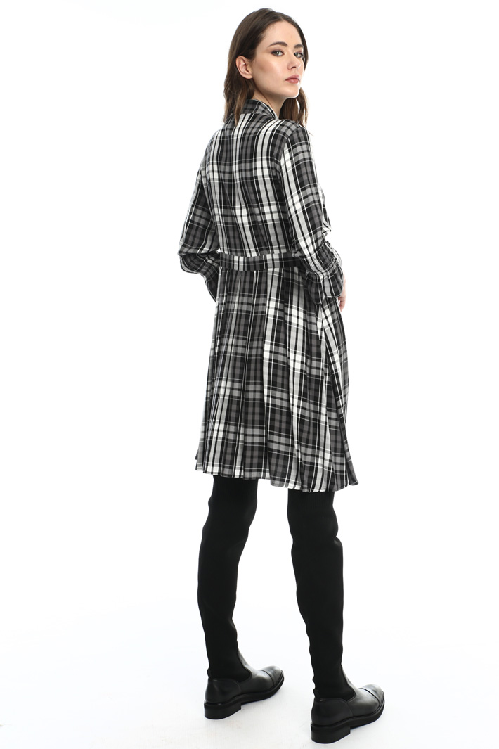 Check flannel shirt dress Intrend Check flannel shirt dress Intrend