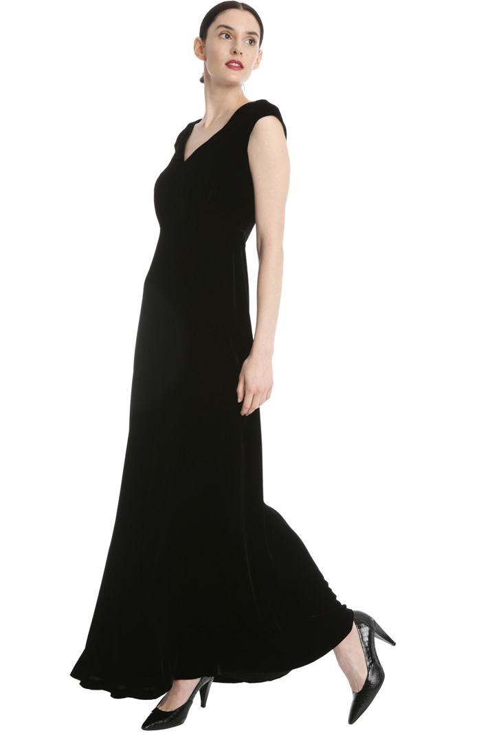 Long velvet dress Intrend Long velvet dress Intrend