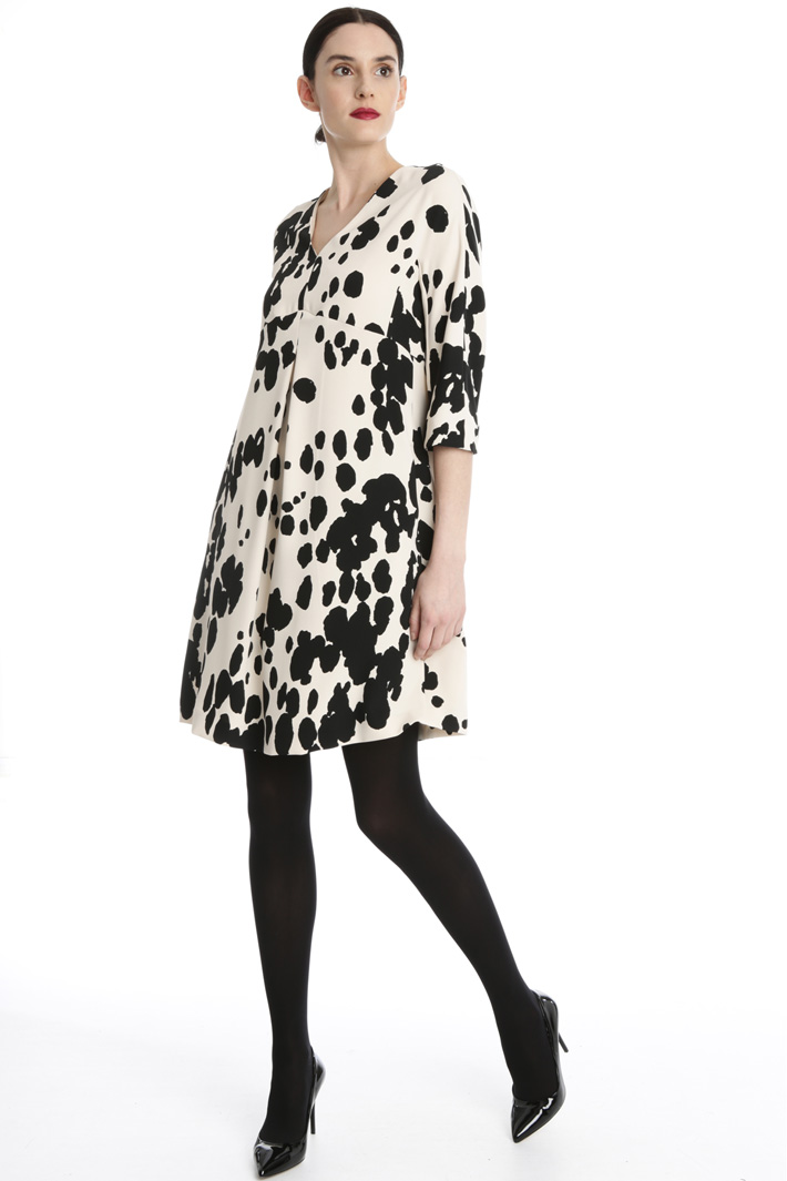 Printed cady dress Intrend Printed cady dress Intrend