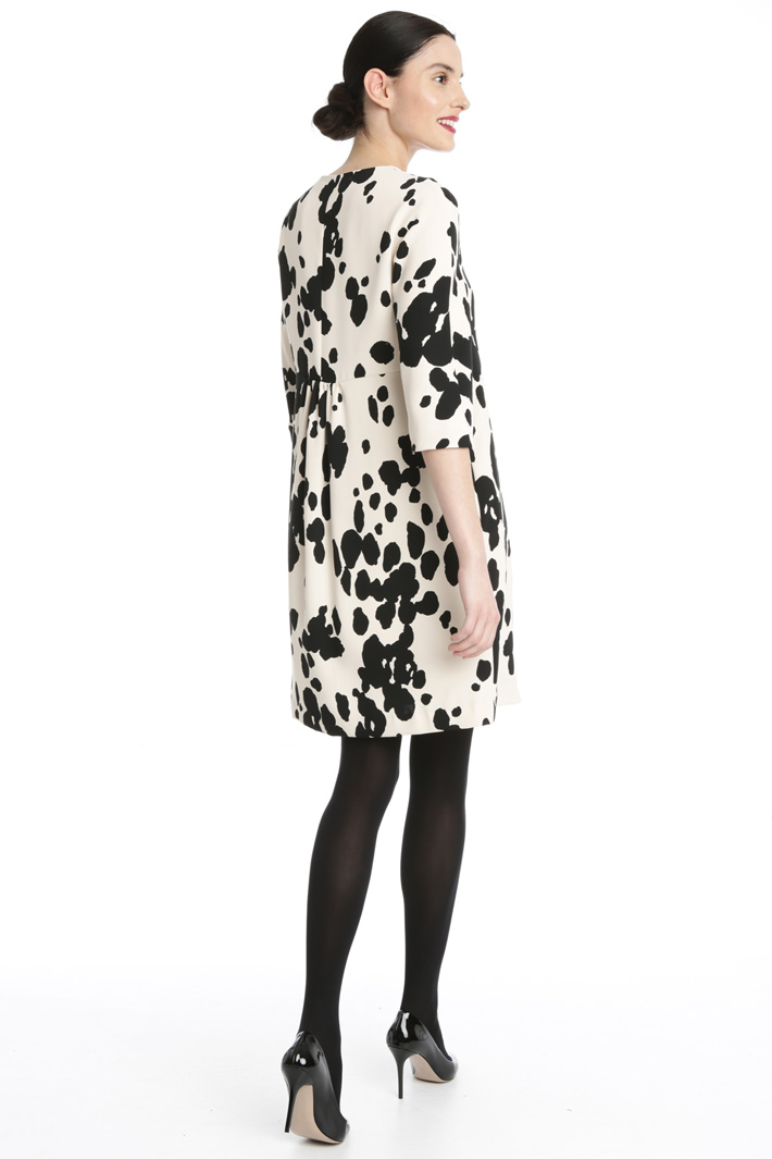 Printed cady dress Intrend Printed cady dress Intrend