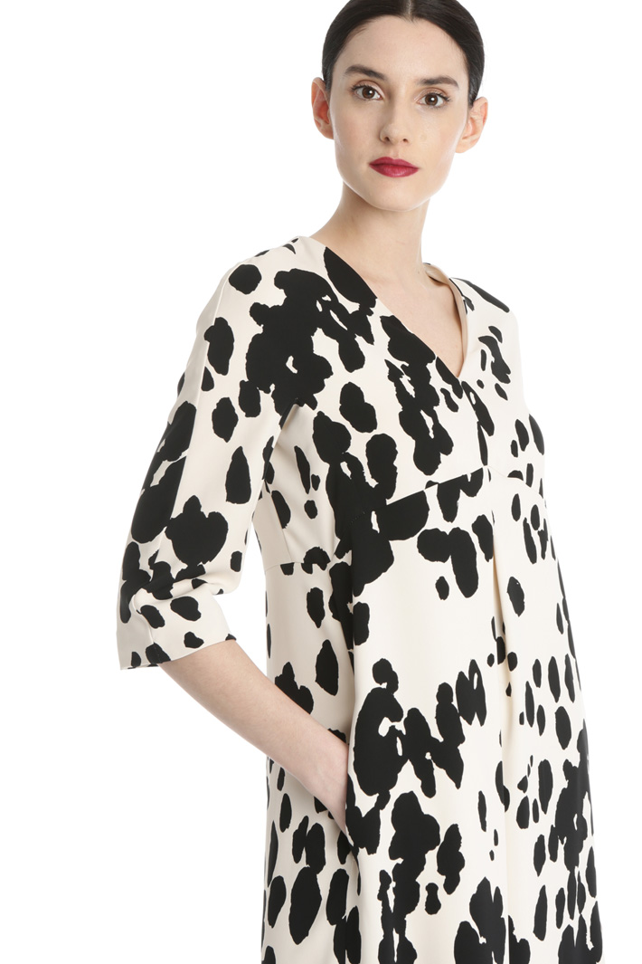 Printed cady dress Intrend Printed cady dress Intrend