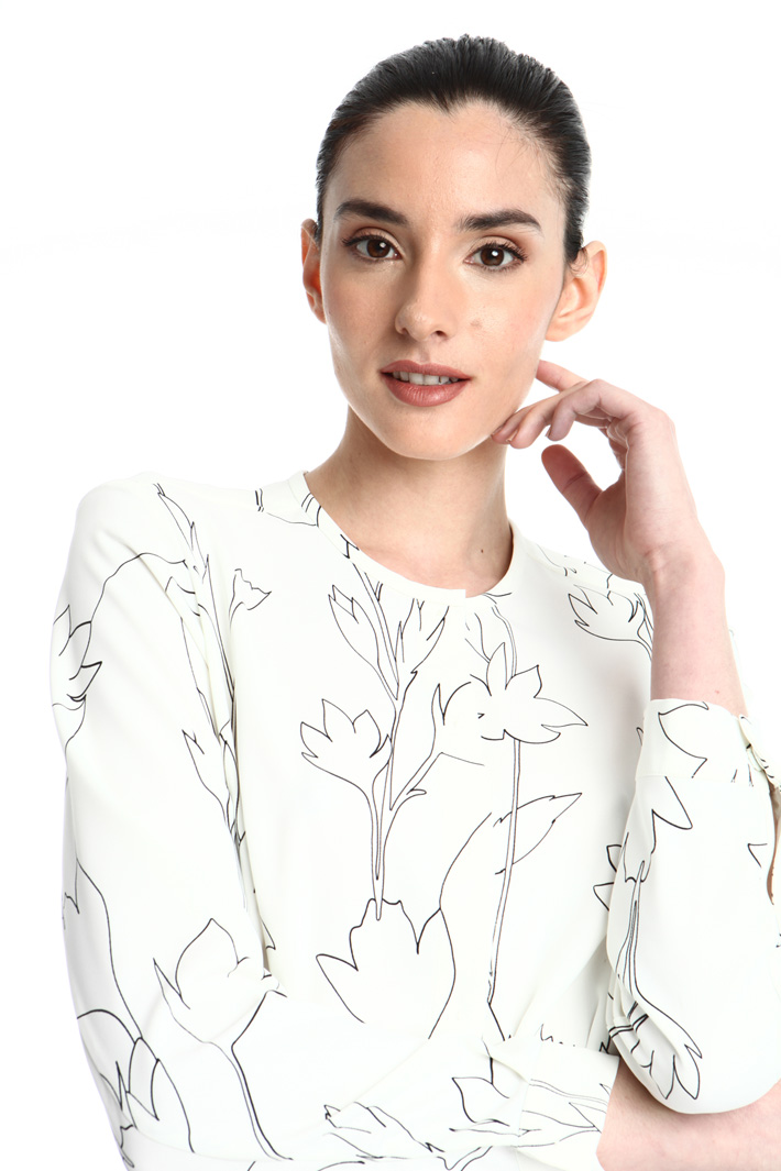 Printed cady tunic Intrend Printed cady tunic Intrend