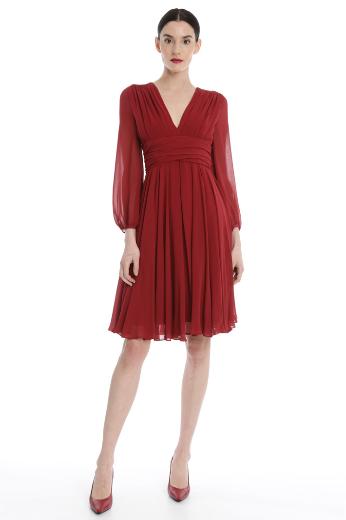 Silk georgette dress Intrend Silk georgette dress Intrend
