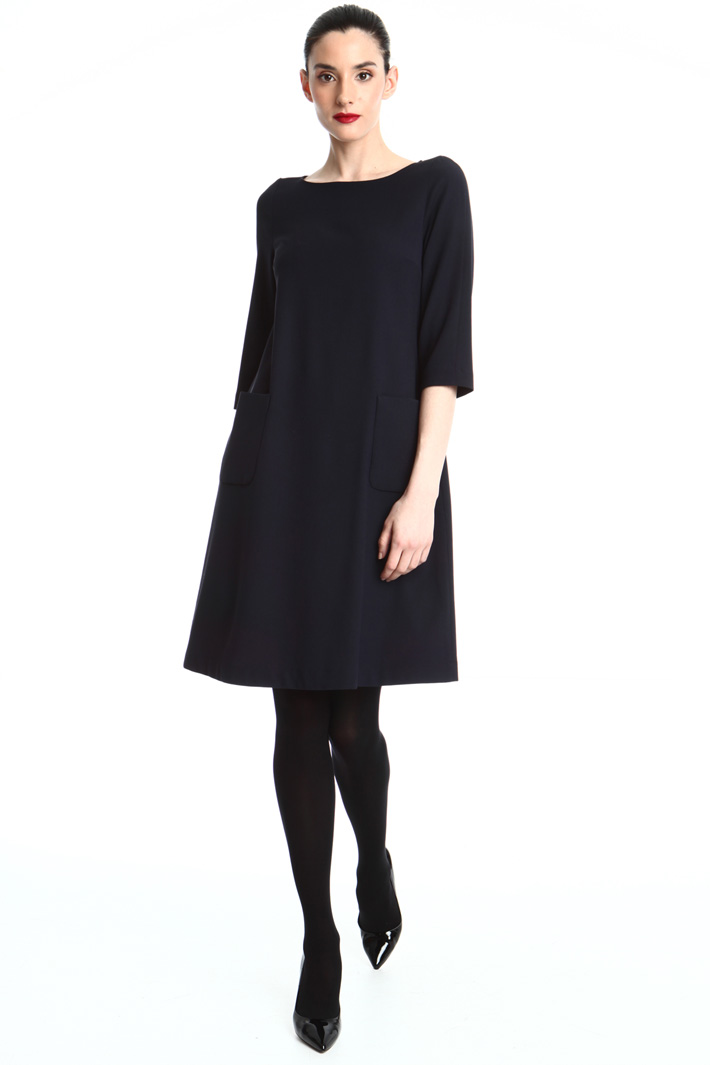 Wool crepe dress Intrend Wool crepe dress Intrend