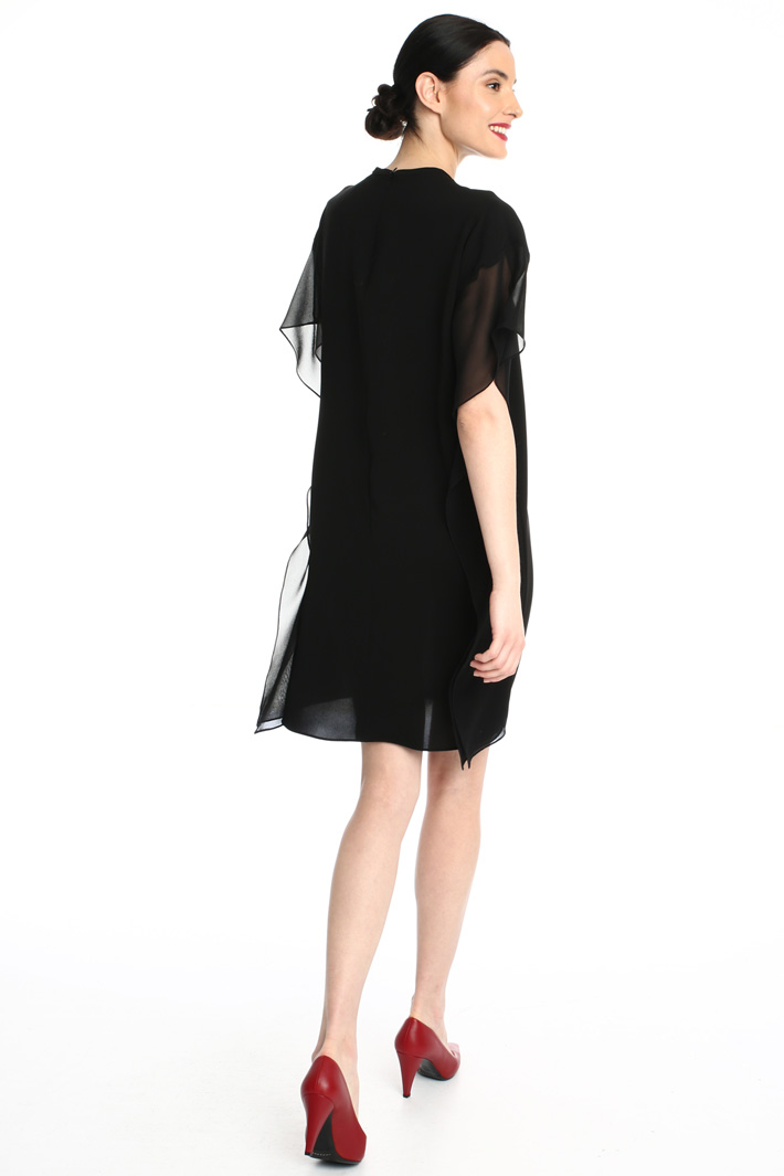 Silk georgette and cady dress Intrend Silk georgette and cady dress Intrend