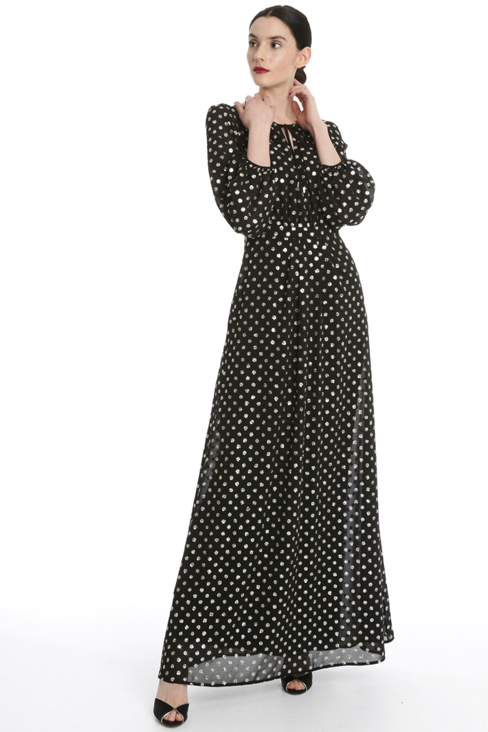 Glitter georgette dress Intrend Glitter georgette dress Intrend