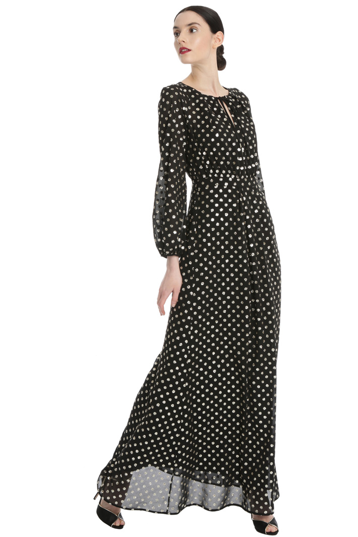 Glitter georgette dress Intrend Glitter georgette dress Intrend