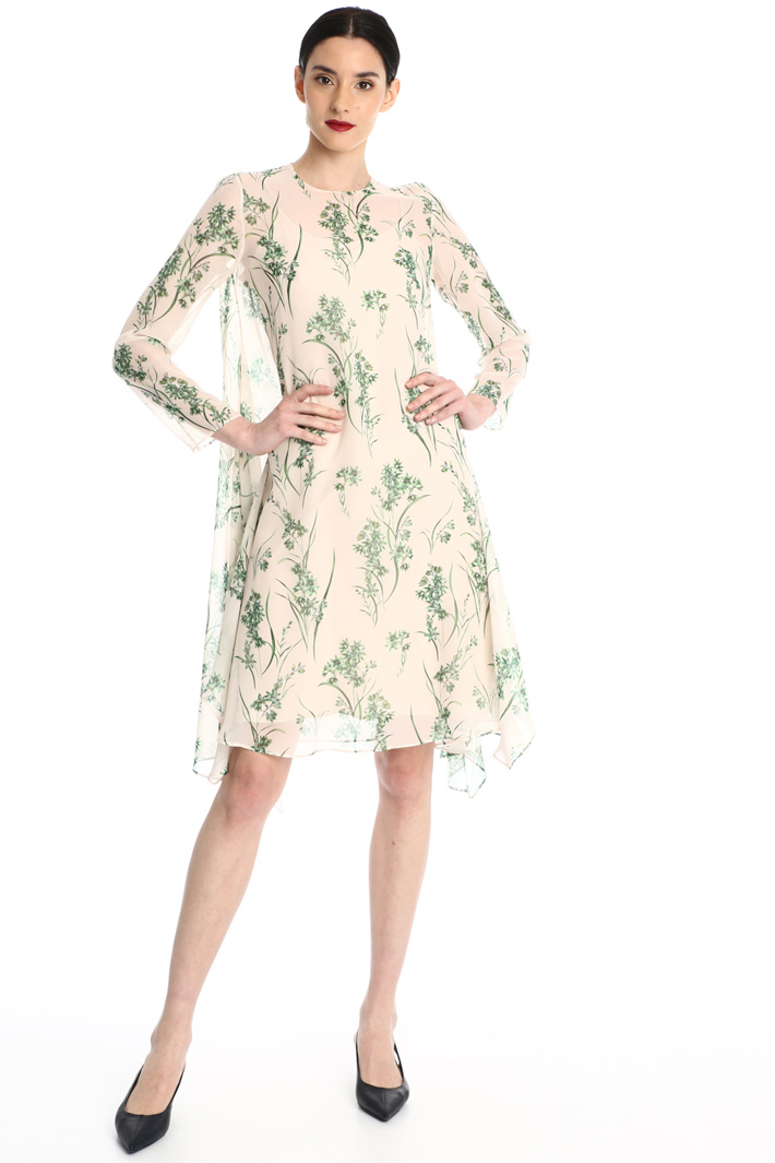 Silk georgette dress Intrend Silk georgette dress Intrend