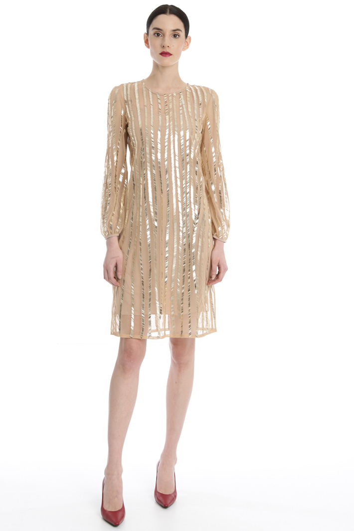 Sequin tulle dress Intrend Sequin tulle dress Intrend