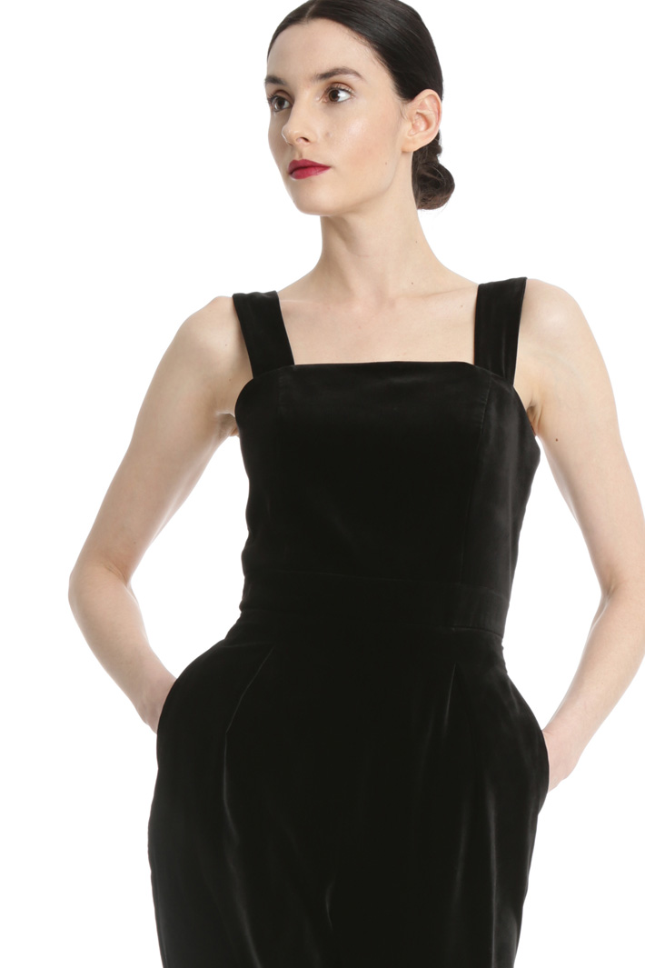 Velvet jumpsuit Intrend Velvet jumpsuit Intrend