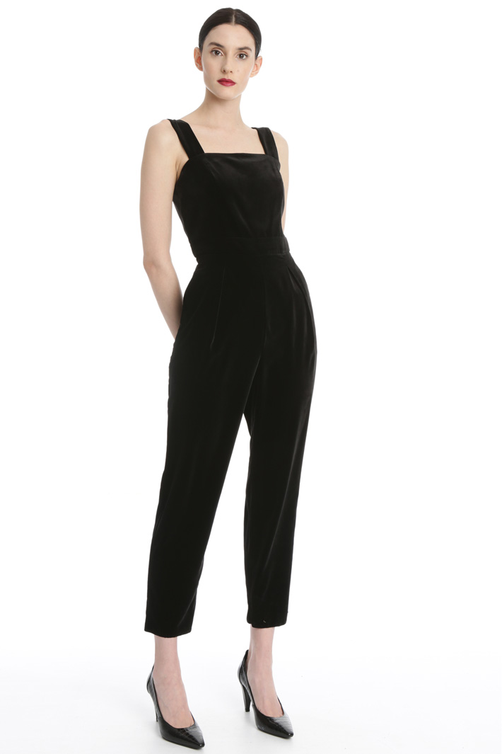 Velvet jumpsuit Intrend Velvet jumpsuit Intrend