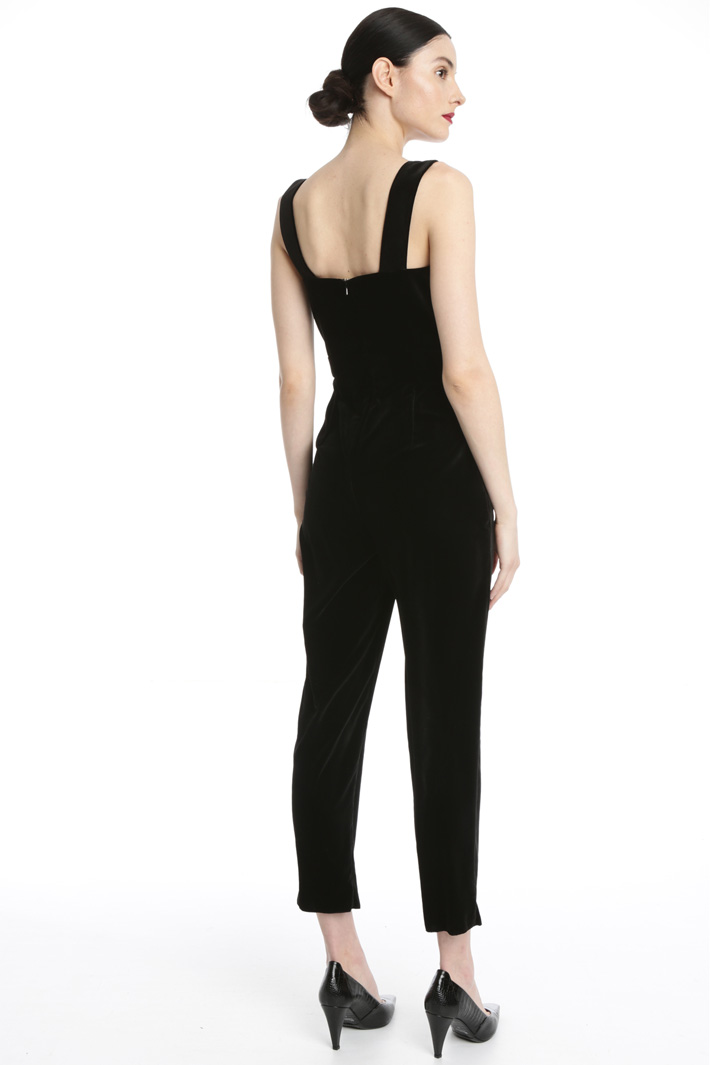 Velvet jumpsuit Intrend Velvet jumpsuit Intrend