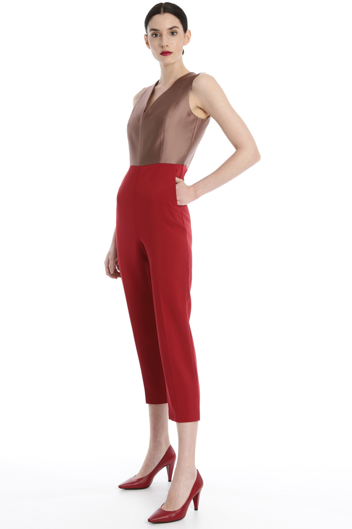 Cady and silk jumpsuit Intrend Cady and silk jumpsuit Intrend