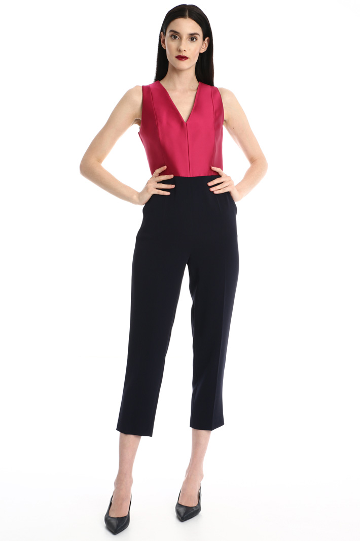 Cady and silk jumpsuit Intrend Cady and silk jumpsuit Intrend