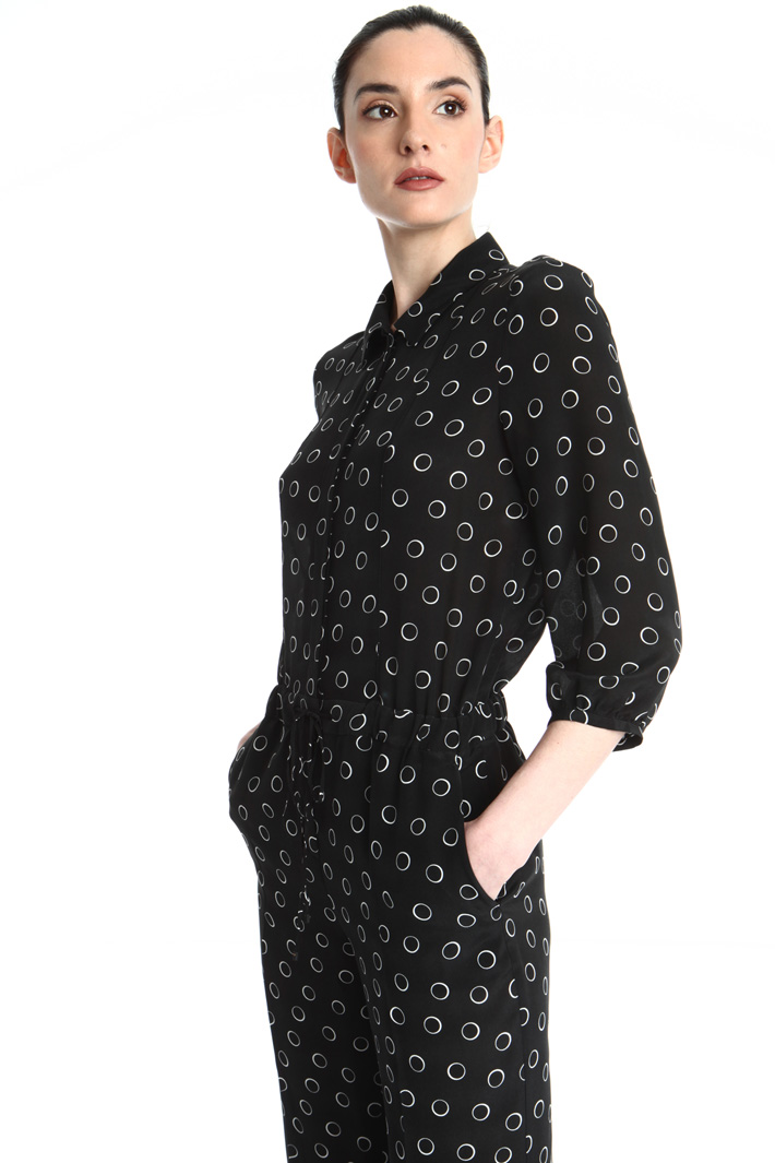 Silk crepe de chine jumpsuit Intrend Silk crepe de chine jumpsuit Intrend