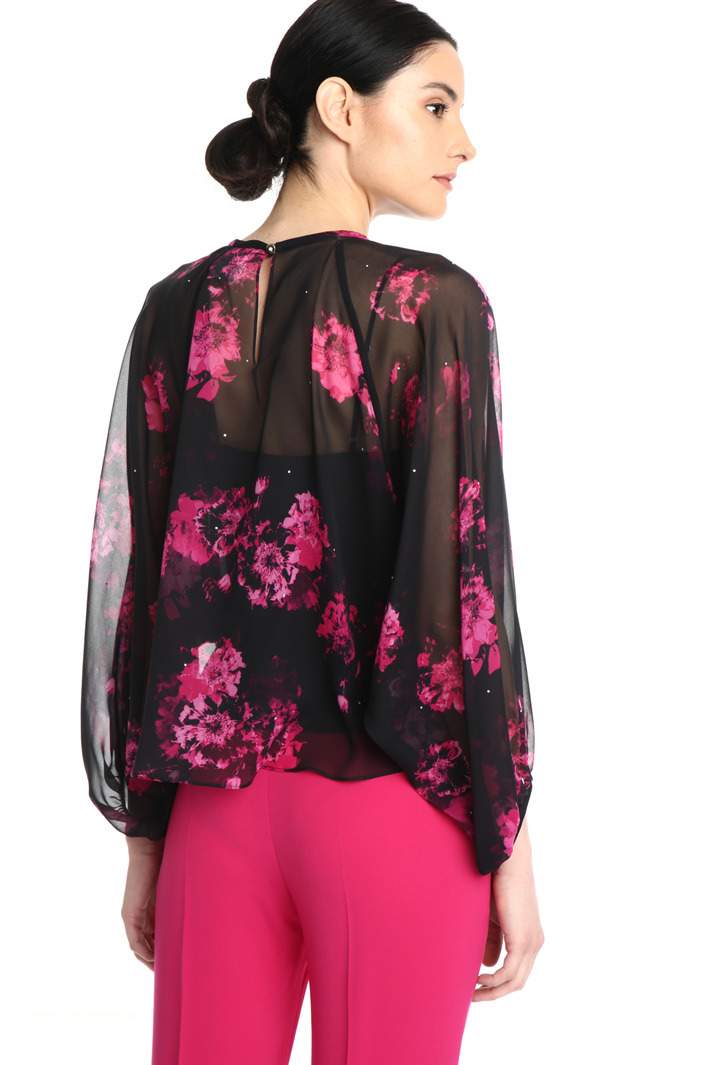 Silk georgette blouse Intrend Silk georgette blouse Intrend