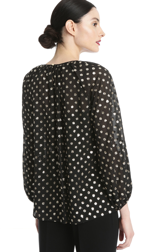 Glitter georgette blouse Intrend Glitter georgette blouse Intrend