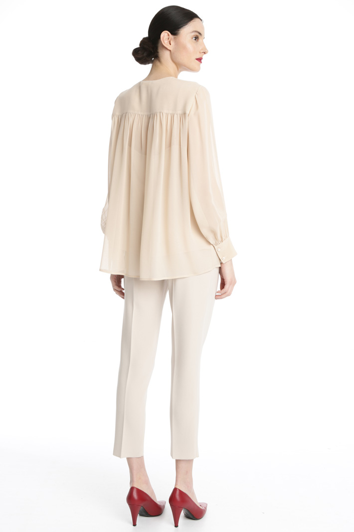 Silk georgette blouse Intrend Silk georgette blouse Intrend