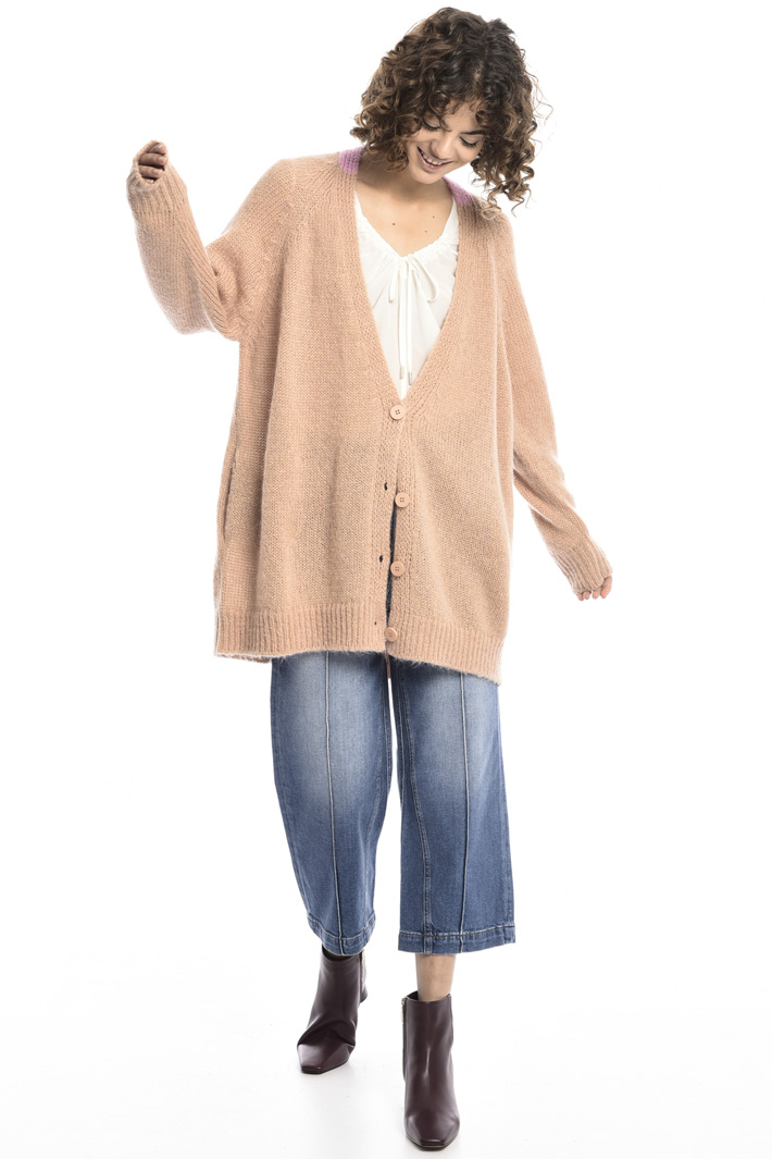 Open front mohair cardigan Intrend Open front mohair cardigan Intrend