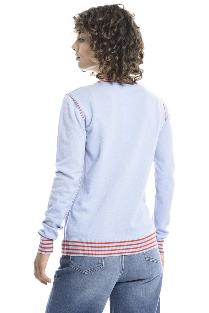 Two tone sweater Intrend Two tone sweater Intrend