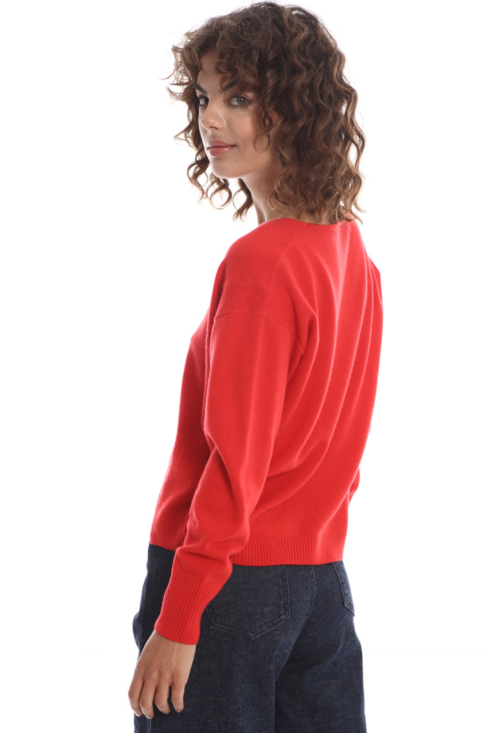 V-neck cashmere blend sweater Intrend V-neck cashmere blend sweater Intrend