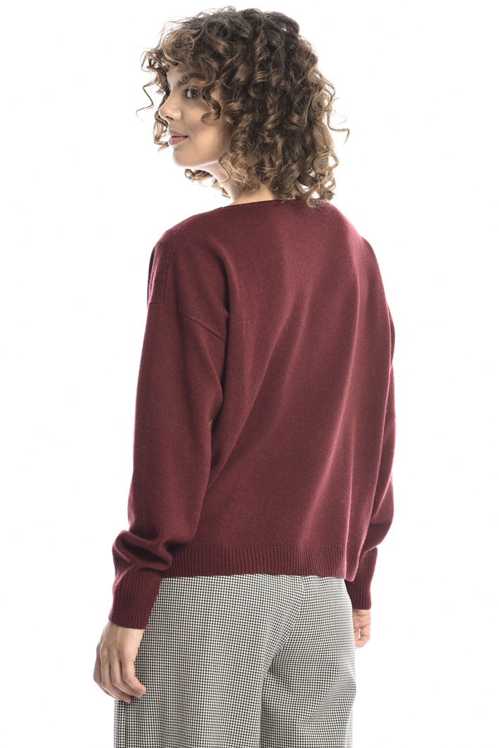 V-neck cashmere blend sweater Intrend V-neck cashmere blend sweater Intrend