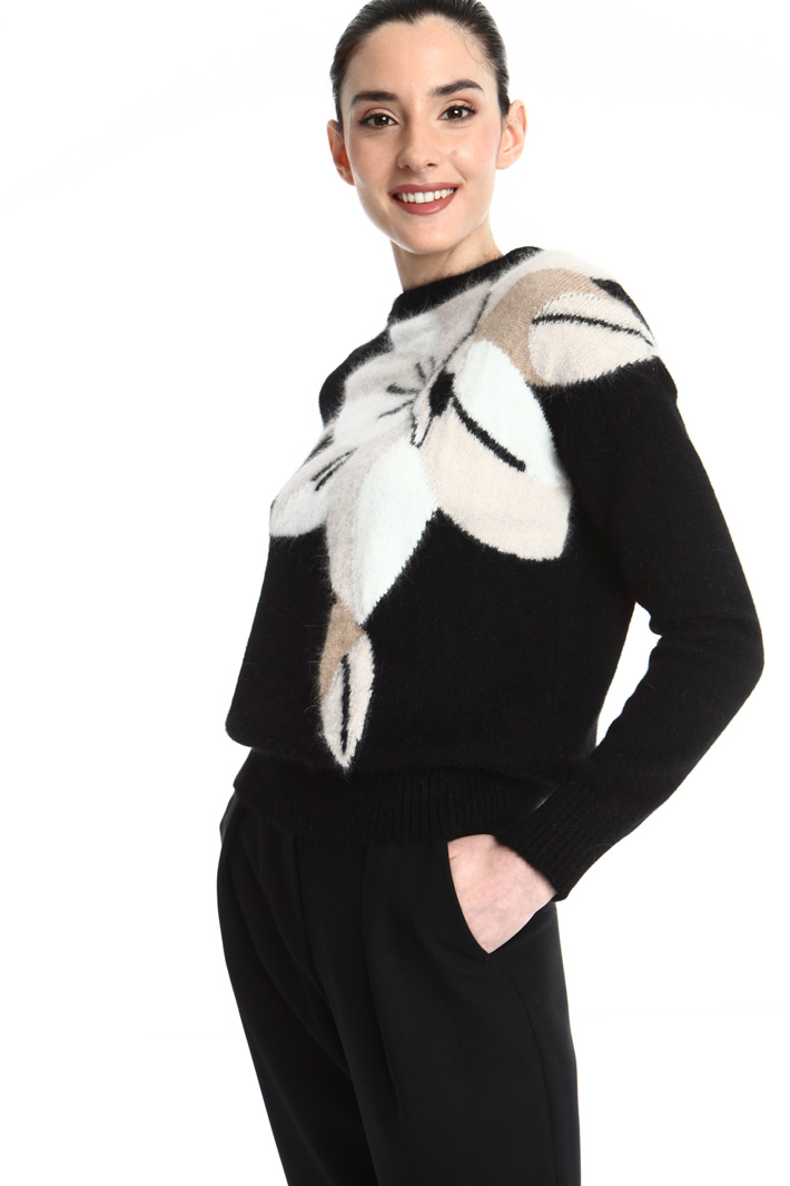 Angora and wool sweater Intrend Angora and wool sweater Intrend