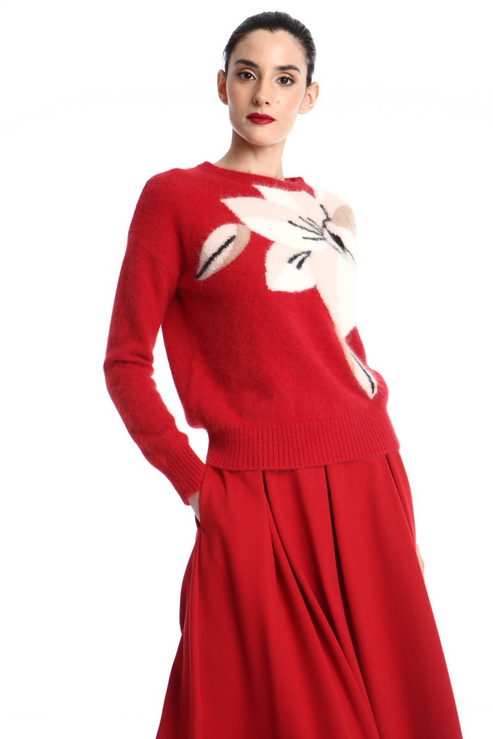 Angora and wool sweater Intrend Angora and wool sweater Intrend