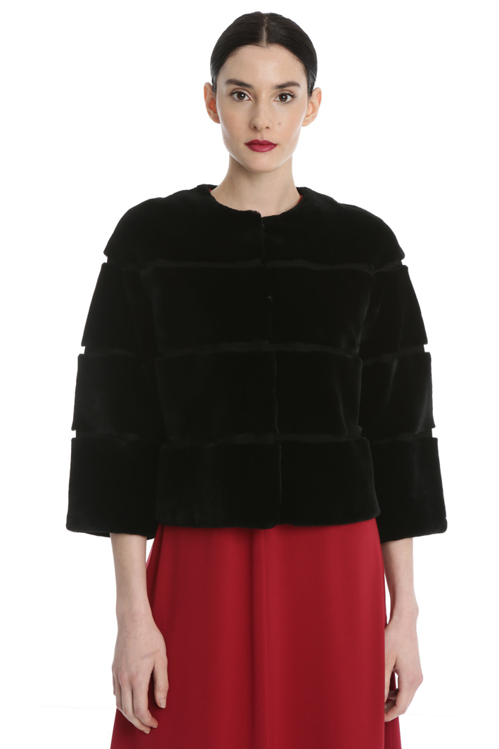 Rabbit fur jacket Intrend Rabbit fur jacket Intrend