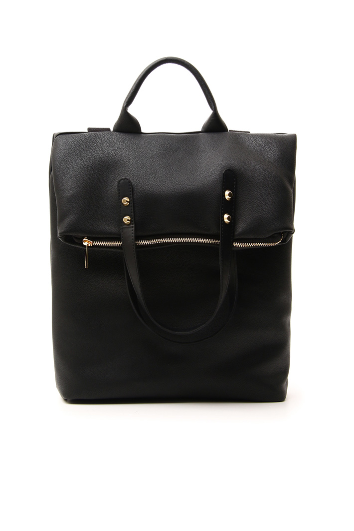 Faux-leather backpack Intrend Faux-leather backpack Intrend