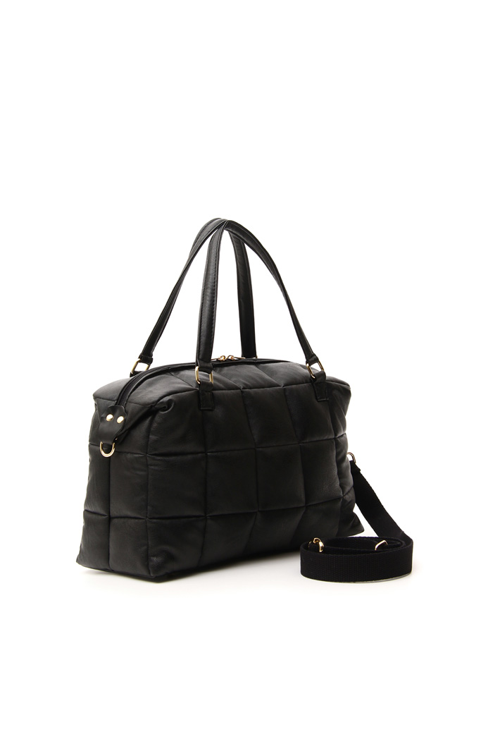 Faux leather Boston bag Intrend Faux leather Boston bag Intrend