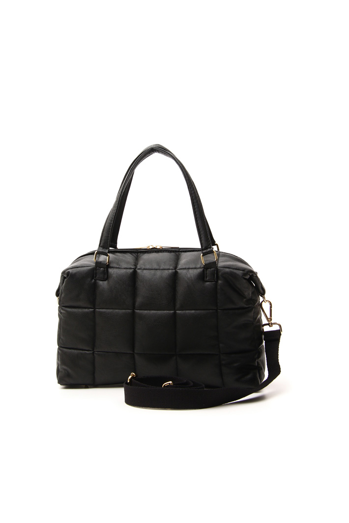Faux leather Boston bag Intrend Faux leather Boston bag Intrend