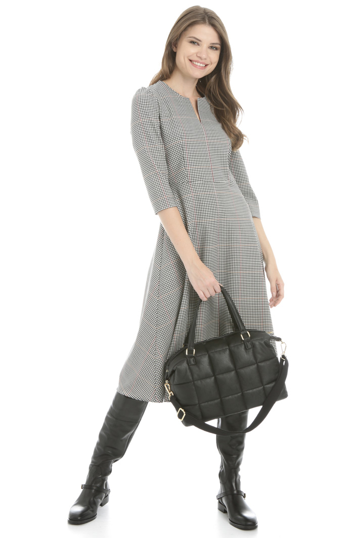 Faux leather Boston bag Intrend Faux leather Boston bag Intrend