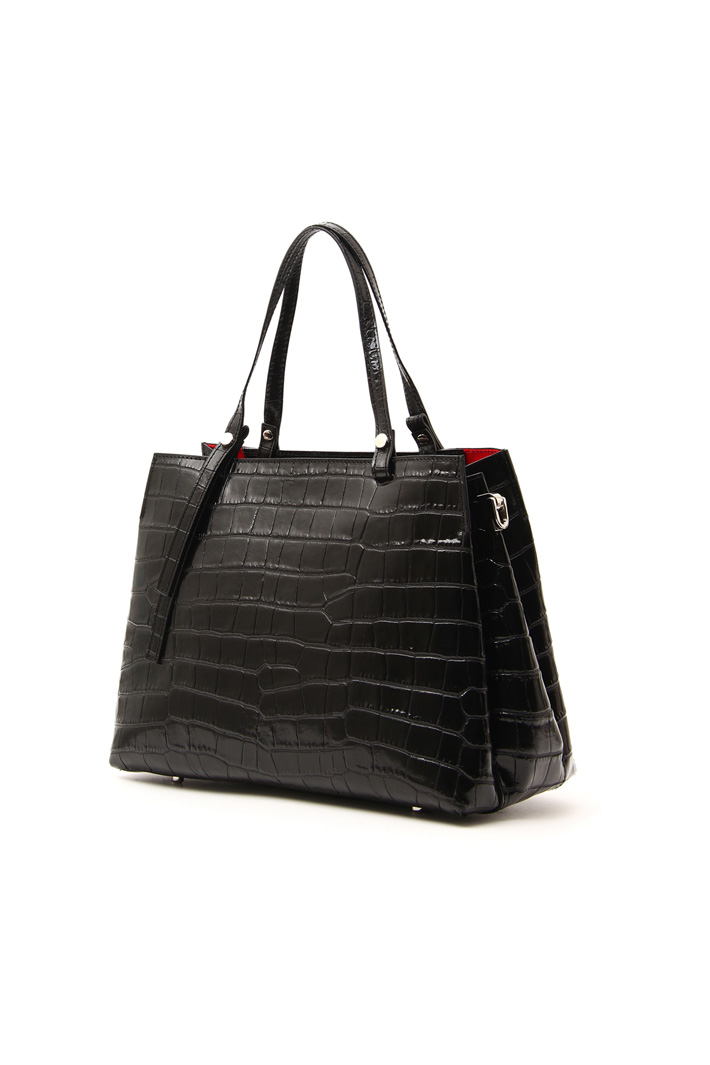 Borsa in pelle stampa cocco Intrend Borsa in pelle stampa cocco Intrend