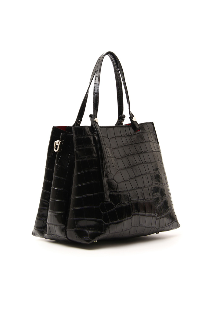 Borsa in pelle stampa cocco Intrend Borsa in pelle stampa cocco Intrend