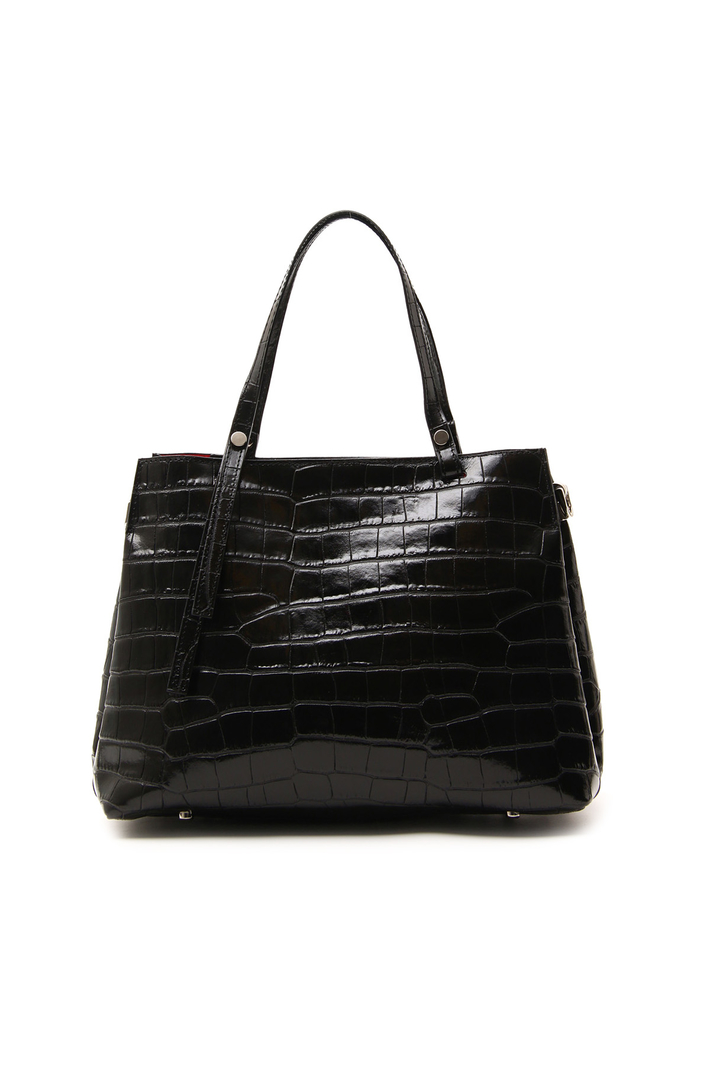 Borsa in pelle stampa cocco Intrend Borsa in pelle stampa cocco Intrend