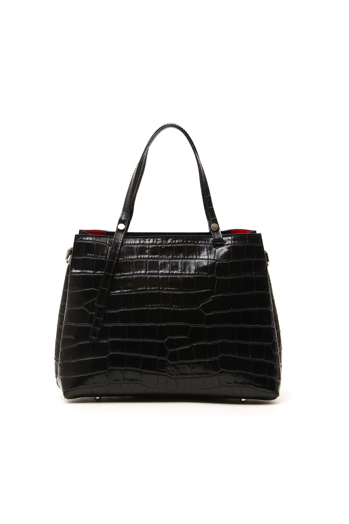 Borsa in pelle stampa cocco Intrend Borsa in pelle stampa cocco Intrend