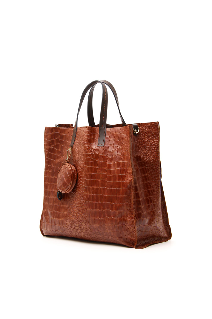Shopping bag in leather Intrend Shopping bag in leather Intrend