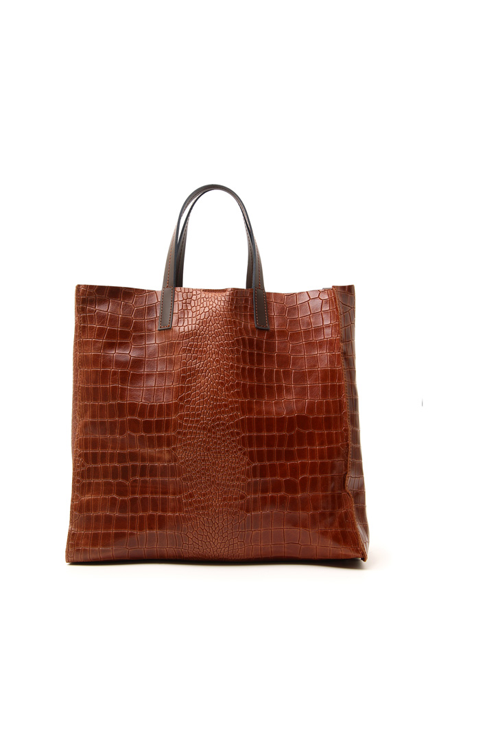 Shopping bag in leather Intrend Shopping bag in leather Intrend