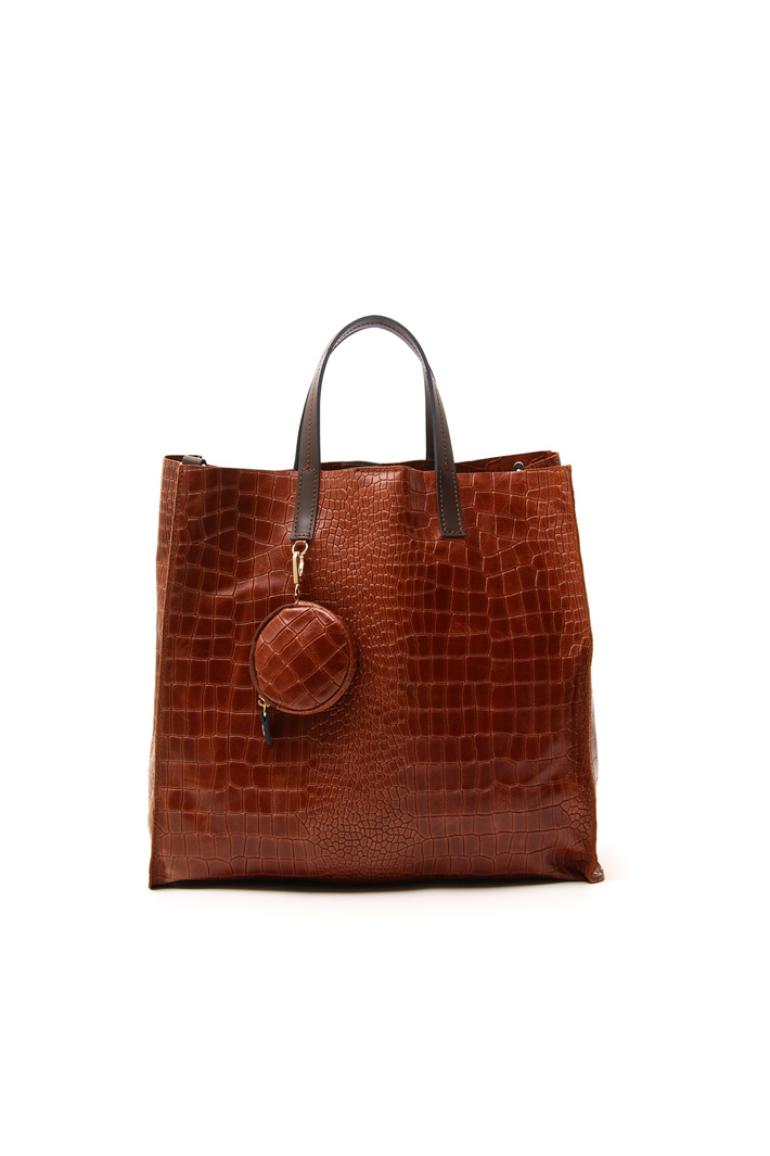 Shopping bag in leather Intrend Shopping bag in leather Intrend