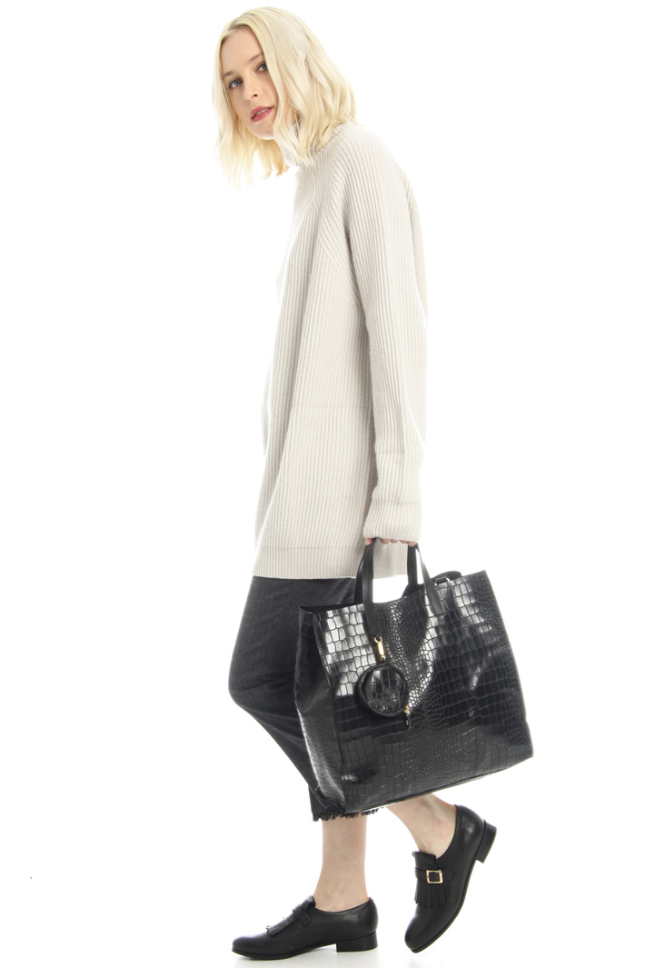 Borsa in pelle stampa cocco Intrend Borsa in pelle stampa cocco Intrend