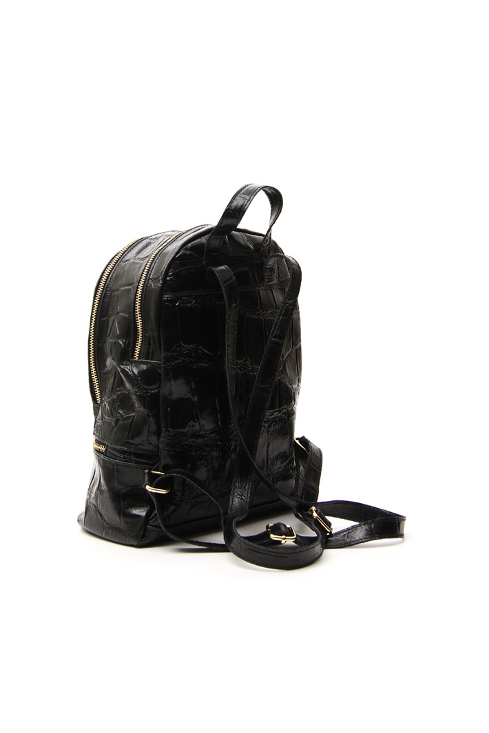 Crocodile print backpack Intrend Crocodile print backpack Intrend