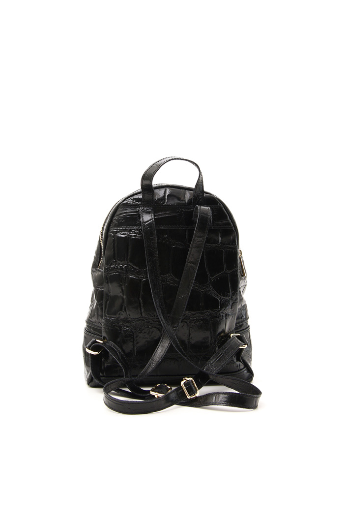 Crocodile print backpack Intrend Crocodile print backpack Intrend
